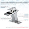 Y-Garhe LED Bathroom Sink Faucet - Brushed Nickel Single Hole