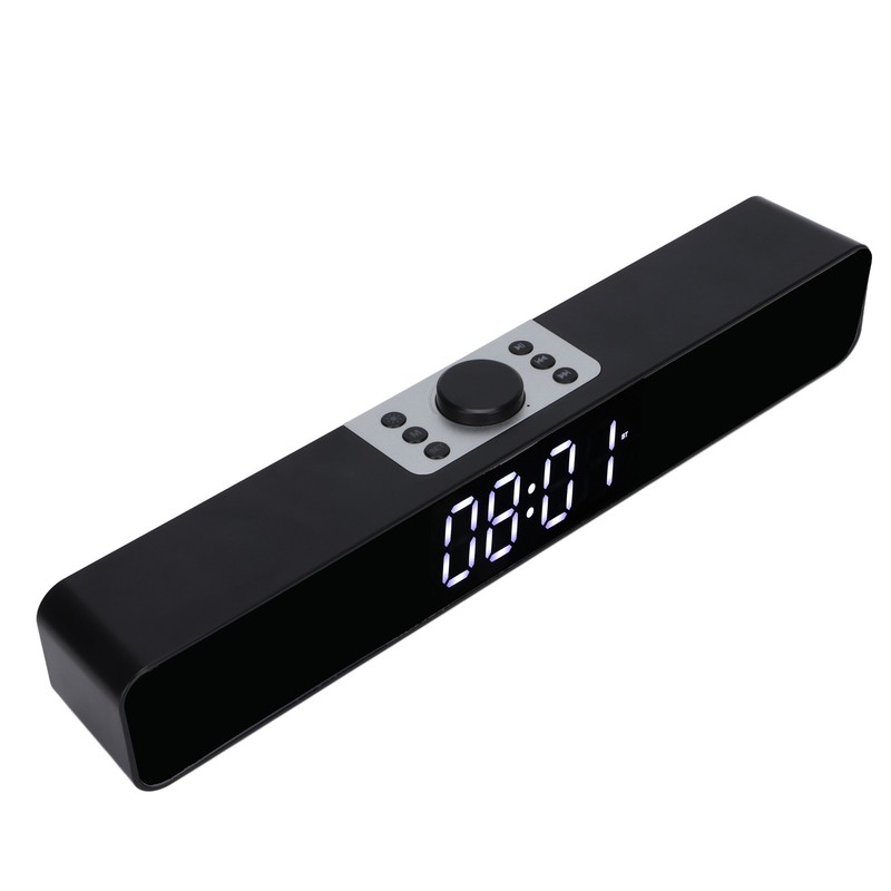 G12 Wireless Bluetooth Clock Speaker with LED Mirror Design Multi