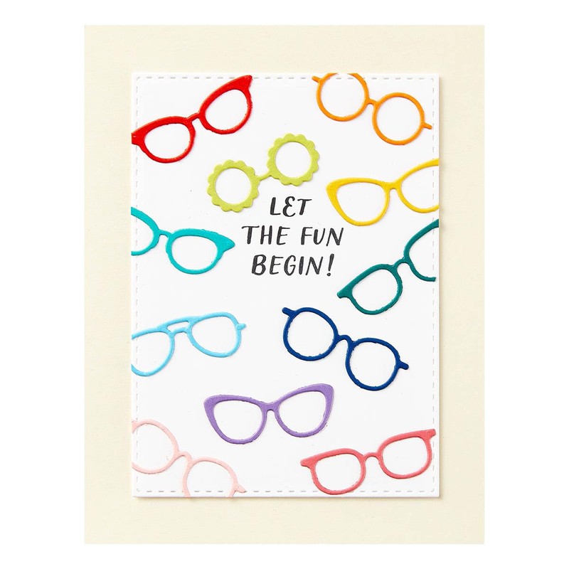 Spellbinders Smart Glasses Etched Dies, Metal