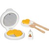 goki 51532 Waffle Iron with Accessories Modern Design Including Plates,