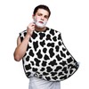Athjunss Cow Beard Bib Apron, Beard Hair Catcher For Men