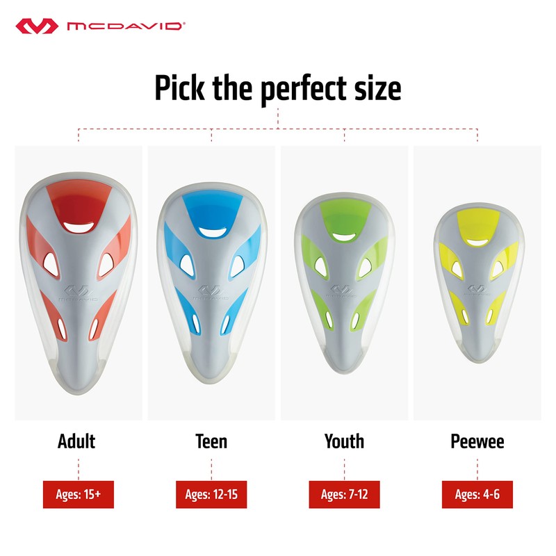 McDavid Protective Cup for Support and Comfort, Athletic Cup for