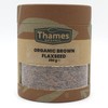 Organic Brown Flaxseed High Fiber, Omega-3s, Non-GMO, 100% Natural, Vegan,