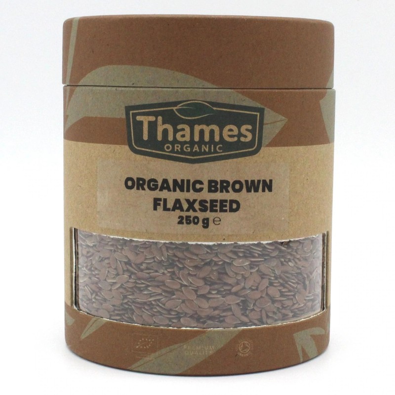 Organic Brown Flaxseed High Fiber, Omega-3s, Non-GMO, 100% Natural, Vegan,
