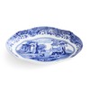 Spode Blue Italian Fluted Oval Dish 23 cm