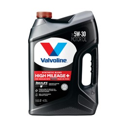 Valvoline High Mileage 150K with Maxlife Plus Technology Motor Oil SAE 5W-30 5 QT, Case of 3