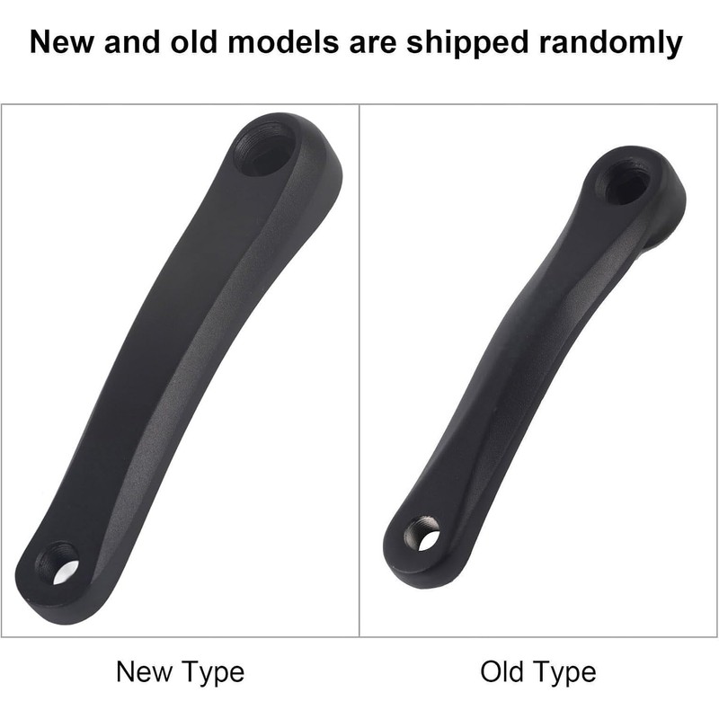 Hominas Bike Crank Arm, 170mm Aluminum Alloy Left Single Chain