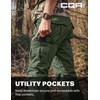 CQR Men's Tactical Pants, Water Resistant Ripstop Cargo Pants, Lightweight