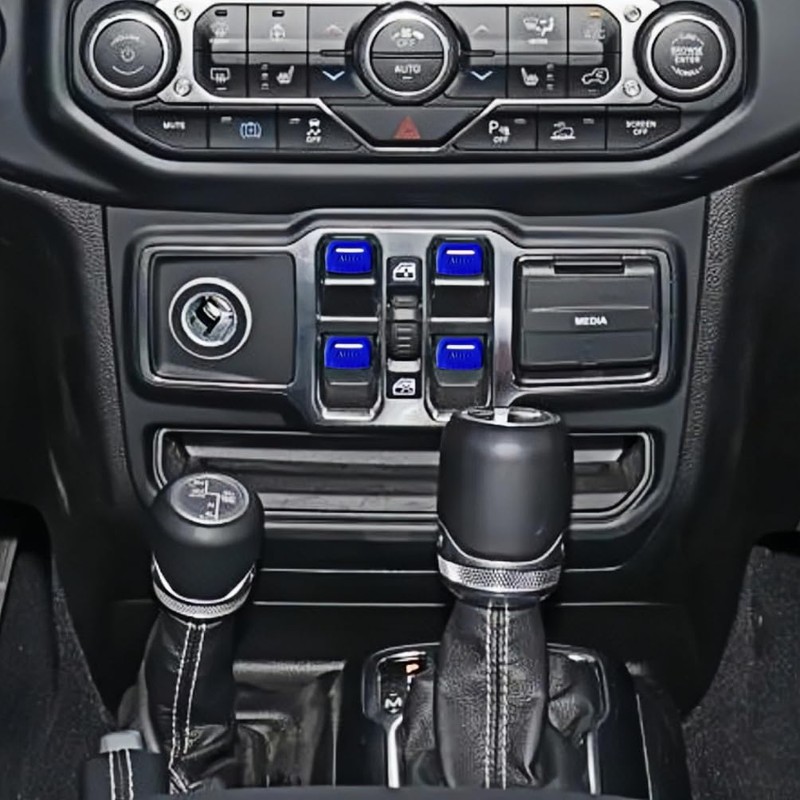 4PCS Upgraded Window Switch Button Cover Compatible with Jeep Wrangler