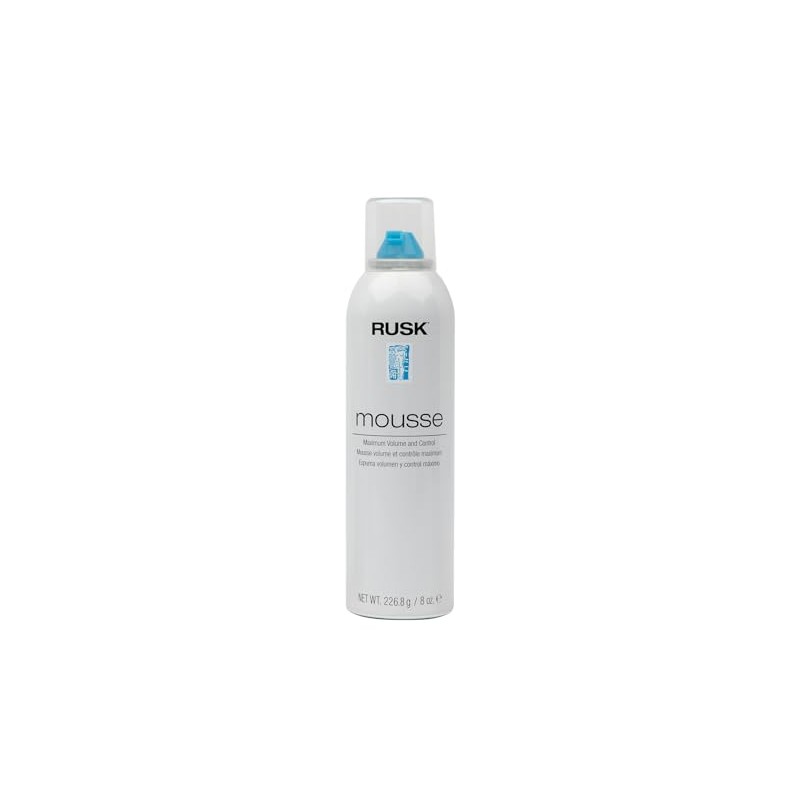 RUSK Designer Collection Mousse Maximum Volume and Control, Firm-Holding Styling