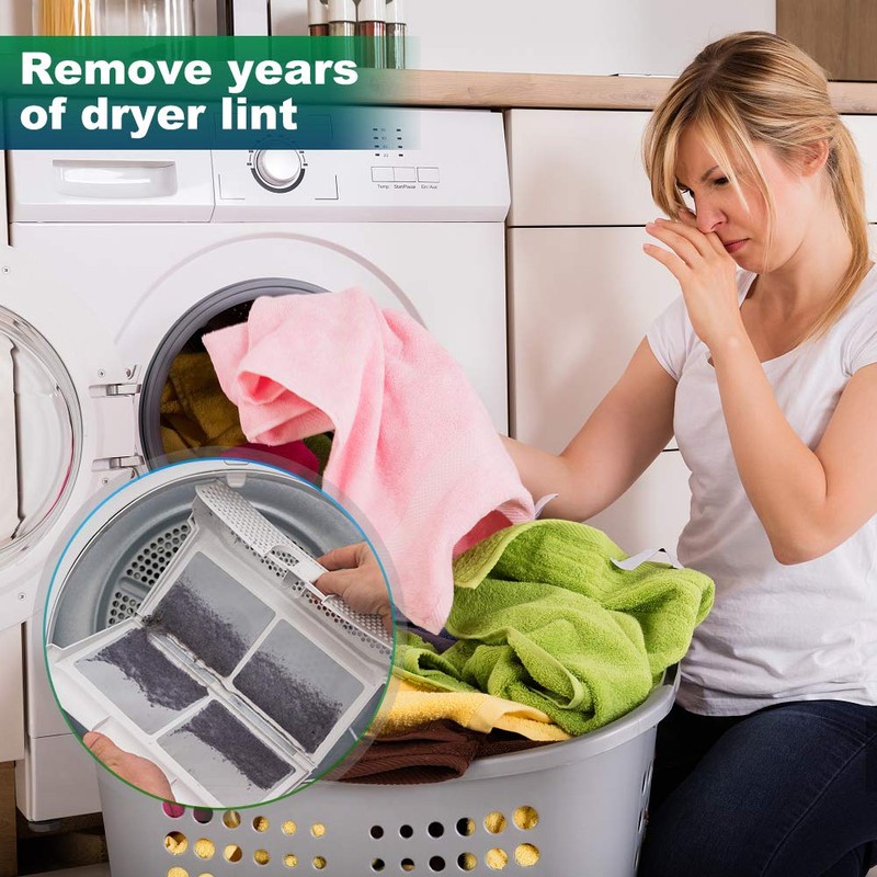 Sealegend 2 Pack Dryer Vent Cleaner Kit Vacuum Hose Attachment,