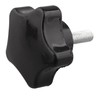 Futheda 2 M6 x 20mm Thread Replacement Star Hand Knob