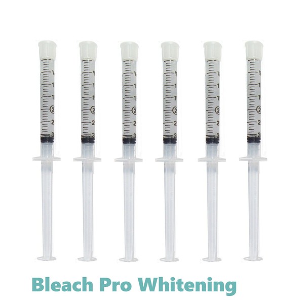 Teeth Whitening Gel Syringe Dispensers 35% Peroxide Tooth Bleaching Formula 3ml Dispensers 6 Pcs