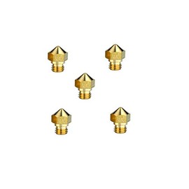 S SIENOC 3D Printer Extruder Nozzle Print Head Compatible with M7 MK10 Makerbot 1.75 mm (0.8 mm, Pack of 5)