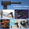 Compact Cordless Air Blower - 100,000 RPM, 5 Attachments for