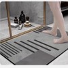 ACCUMTEK Bath Mat Rug, Ultra Thin Bath Rugs,Rubber Bath Mats