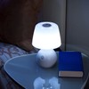 Lunartec Wireless Bedside Lamp: Set of 2 LED Table Lamps,