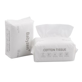 Cozlly 200stk Gesichtstuch Einweg, Gesichtsreinigungstücher Baumwolle, Einweg-Gesichtshandtuch, Non-Woven Baumwolle, Gesichtstücher Abtrocknen für Gesichtsreinigung, Abschminken, Oberflächenreinigung