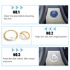 QUARKZMAN 1 Set Engine Start Stop Button Cover for Toyota