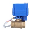 Motorized Ball Valve Brass Straight Pipe Pressure Device with Switch