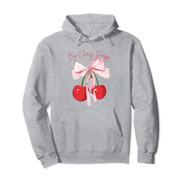 Coquette Bows with cherries Big Cherry Energy Cute Coquette Pullover