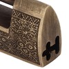 Chinese Antique Lock Retro Spacing 9cm/3.5in Classic Pattern Brass Horizontal