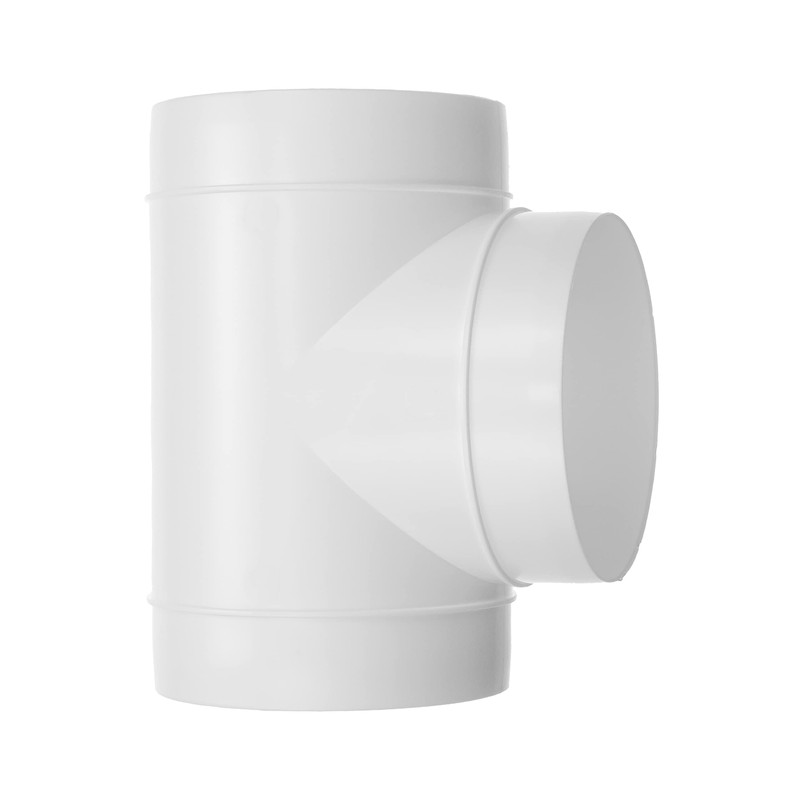 Vent Systems Diameter 125 mm Duct Connector, 3-Way Hose Adapter,