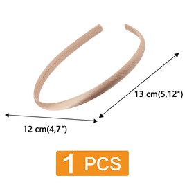 FAIRYGATE Satin Headband Women's Wide Satin Headbands Hard Headbands Non-Slip Hair Bands Colourful Headband for Women and Girls 4428