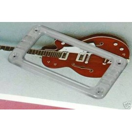 Angela Instruments Gretsch Silver Acrylic Plexi Pickup Mounting Ring Bezel w/ Screws, 0061605000