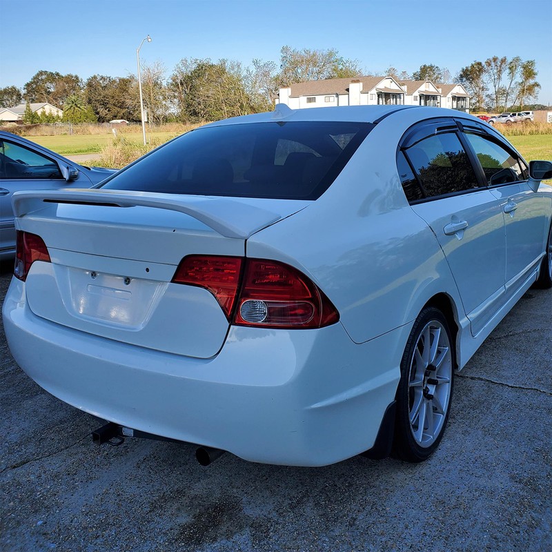 ECOTRIC Rear Trunk Spoiler Wing Compatible with 2013-2015 Honda Civic