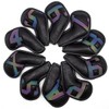 10PCS Iron Head Cover Waterproof PU Leather Iron Headcover Number