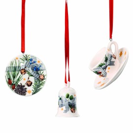 Hutschenreuther Mini Set of 3 Cups 2024 Sweet the Bells Never Sound, Several Pieces cm