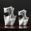 Side Face Portrait Ceramic Vase Living Room Decorative Dried Flower