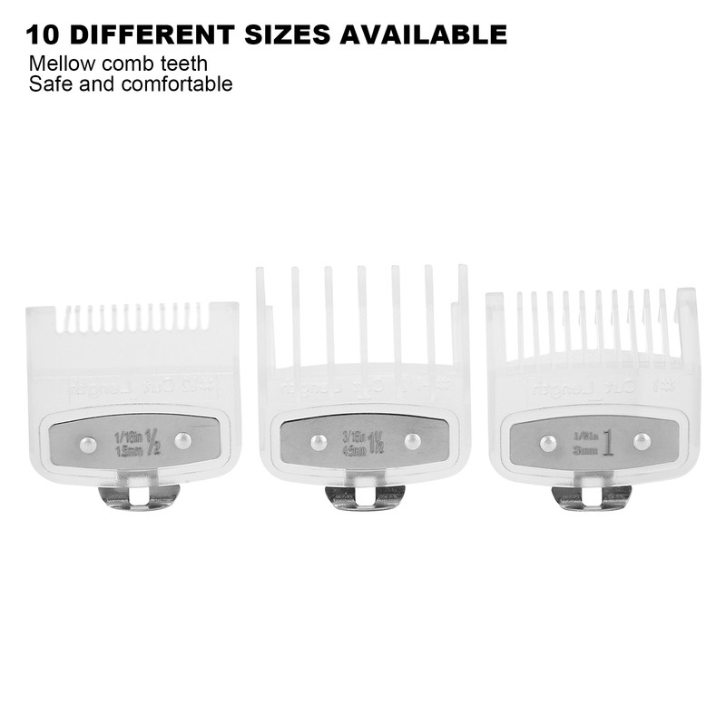 Professional Hair Clipper Attachment Comb Hair Trimmer Guards Haircut Accessories