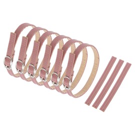 uxcell 3 Pair Replacement Ankle Strap for Heels Detachable Shoe Straps PU Leather Shoe Band, Matte Purple