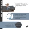MB HOME Cozy Non-Slip Sofa Slipcover, Dark Grey, Seat