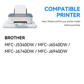 PRINPUSE LC402 XL Ink Cartridge High Yield Replacements for Brother LC402XL Ink Cartridges for Brother Printer MFC-J5340DW MFC-J6540DW MFC-J6740DW MFC-J6940DW, 4 Pack