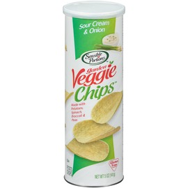 Sensible Portions Stacked Garden Veggie Chips, Sour Cream & Onion, 5 oz (Pack of 12)