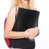 24 Pockets Expanding File Folder with Lid - Plastic Portable