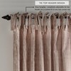 Elrene Home Fashions Korena Tie-Top Crushed Velvet Window Curtain Panel,
