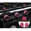 AuTK Air Conditioning, Vent Knob Cover for Honda Civic Accessories