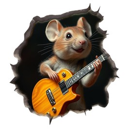 Mouse Reading Book Wall Murals Peel and Stick for Kids Room, Classroom Wall Decor - 3D Effect Wall Mural, Ideal Wall Stickers & Murals, Decorative Decal for Educational Spaces Design 32