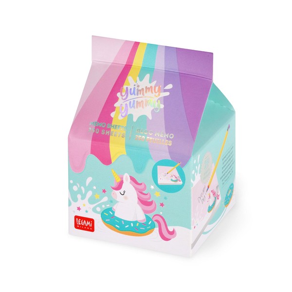 Legami - Yummy Yummy Memo Pad, Notepad with 250 Removable
