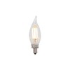 B&P Lamp® E12 Candelabra Base CA10 Shaped Clear LED Bulb,