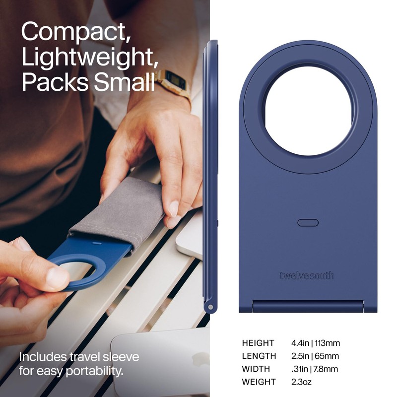 Twelve South Curve Nano MagSafe Stand - Compact Magnetic Phone