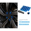 19mm Car Wheel Hub Lugs Nuts Bolts Cover Protective Cap