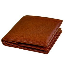 Time Resistance Leather Men's Wallet - Minimalist Wallet Design with Credit Card Holder, Magnetic Coin Holder, and Cash Slots