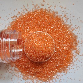 Homankit Sanding Sugar, Orange Edible Sanding Sugar Sprinkles, Sugar Sprinkle Mix for Celebration Cakes, Cupcakes, Baking, Cookies Decorating, 3.2 OZ