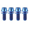 VAMUOEFL M5x12mm Titanium Bolts with Washers for Bicycle Water Bottle