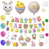 Easter Decorations for Home Pastel Easter Balloons Kit with Happy